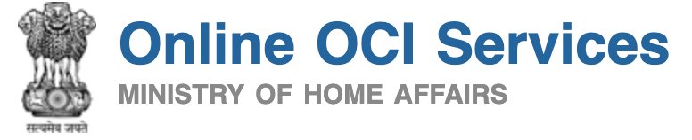 Online OCI Services, Ministry of Home Affairs